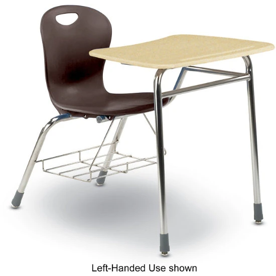 ZUMA® Chair Desk Bowfront, Bookrack 4 ZUMA® Chair Desk Bowfront, Bookrack - Image 2