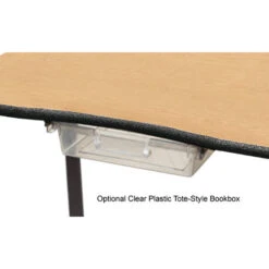 ELO® Pyramid Desk, Beveled Lotz Armor Edge™ Top, 3 Curved Adjustable Legs 7 ELO® Pyramid Desk, Beveled Lotz Armor Edge™ Top, 3 Curved Adjustable Legs -Office Supplies Shop WB 241 3