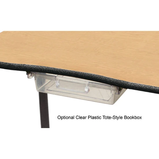 ELO® Pyramid Desk, Beveled Lotz Armor Edge™ Top, 3 Curved Adjustable Legs 5 ELO® Pyramid Desk, Beveled Lotz Armor Edge™ Top, 3 Curved Adjustable Legs - Image 3