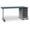 Universal Appleton Teacher's Desk With Rectangle Top, Tote Storage And UNET Leg -Office Supplies Shop WBIF 7101U 1