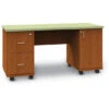 Jackson Teacher's Desk With Adjustable Shelf And 2 File Drawers -Office Supplies Shop WBIF T230 1