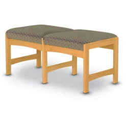Dakota Wave™ Valley Double Armless Bench - Designer Fabric