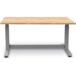 Elevate 60"W Rectangle 2-Student Table W/ Hardwood Top