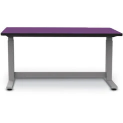 Elevate 60"W Retangle 2-Student Table W/ HPL Top, Lotz AE Edge