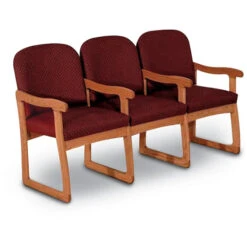 Dakota Wave™ Prairie Triple Sled Base Sofa