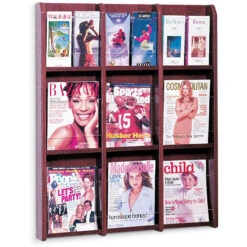 Divulge™ Wall Display For 9 Magazines Or 18 Brochures