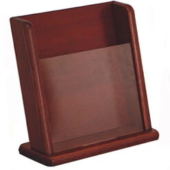 Magazine Countertop Display With 1 Pocket And Business Card Pocket -Office Supplies Shop WM LT1 BC 2