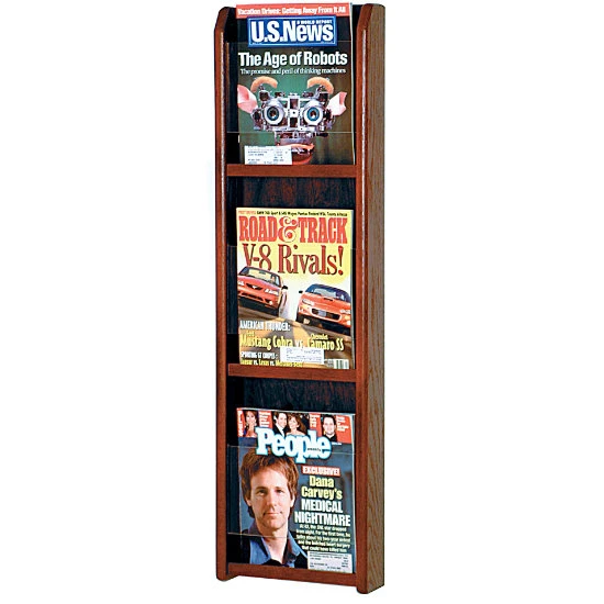 Divulge™ Wall Rack For 3 Magazines 3 Divulge™ Wall Rack For 3 Magazines