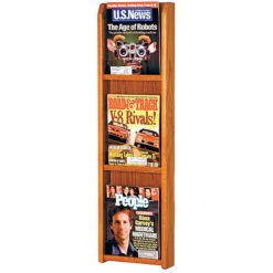 Divulge™ Wall Rack For 3 Magazines 7 Divulge™ Wall Rack For 3 Magazines -Office Supplies Shop WM MM03 3