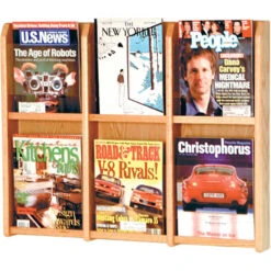 Divulge™ Wall Rack For 6 Magazines