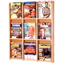 Divulge™ Wall Rack For 9 Magazines