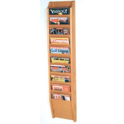 Cascade™ Magazine Wall Rack - 10-1/2"W -Office Supplies Shop WM W1 3